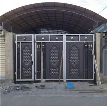 Распашные ворота: Ворота на заказ. Изготовление металлических ворот и калиток по — 13