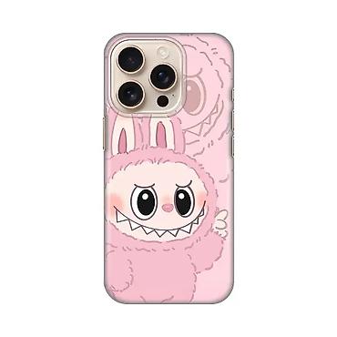 ajfon prodaja: Silikonska maska sa printom za iPhone 16 Pro 6.3 La Bubu Pink. Uz brzu — 1