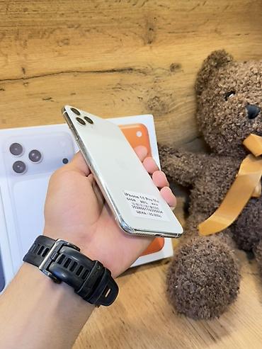 86: IPhone 11 Pro Max, Б/у, 64 ГБ, Серебристый, Коробка, В рассрочку, 86 % — 5