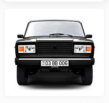 vaz 2107 qiymeti: 03 BB 006 nömrə satılır — 1
