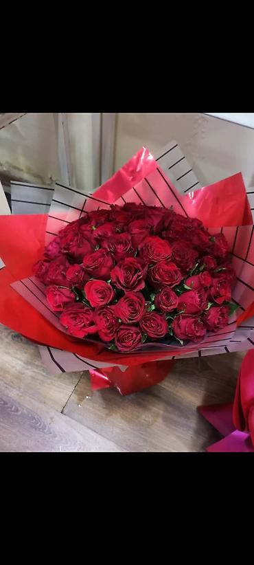 Цветы и букеты: Акция‼️‼️‼️101 и 51 роза букет 💐 любое оформление в подарок 🌹акция — 13