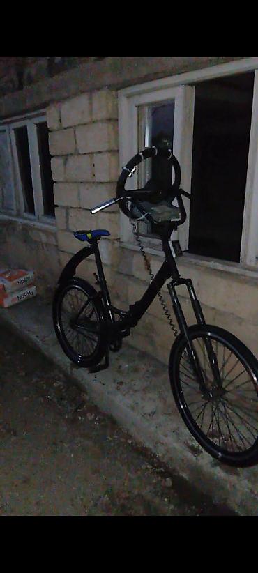 top.az velosiped: Şəhər velosipedi – klassik qara rəngdə - Geniş, aşağı enişli çərçivə — 1