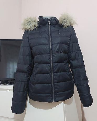 mantil ženski: Tommy Hilfiger Ženska zimska jakna, crna, pufna silueta sa — 5