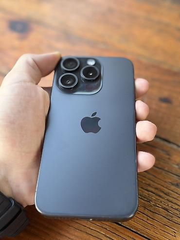 iphone 8 gence: IPhone 15 Pro, 128 GB, Qara, Simsiz şarj — 1