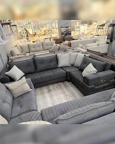 Мебель: Künc Divan Xüsusiyyətlər: - Ölçülər: 300 × 200 sm - Rahat U‑formal — 1