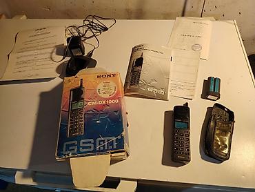Sony: Sony GSM CM-DX1000 mobilni telefon (retro), ima kutiju, punjač, fu — 14
