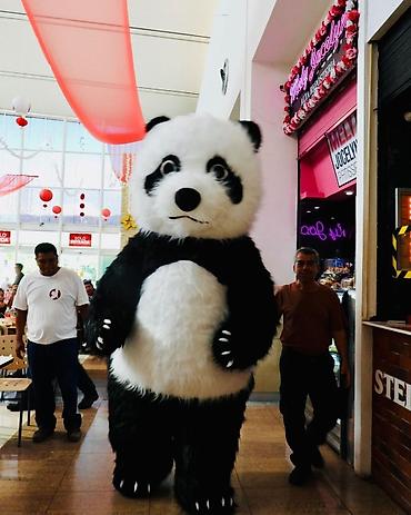 bizon promo: Panda maskotu – tədbirlər üçün 3D kostyum DƏRZİYƏ EHTİYAC VAR — 4