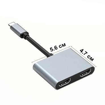hdmi rca: Адаптер Type-C to Dual HDMI - предназначен для одновременного — 7
