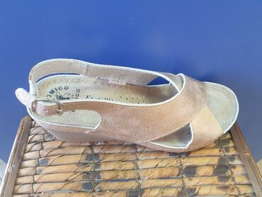 Sandale: Kozne anatomske sandale, djon guma,dodatak protiv klizanja, soft — 3