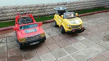 uşaq maşn: Uşaq elektrik avtomobilləri – 2 model birlikdə - Model 1: Qırmızı — 5