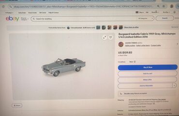 Avtomobil modelləri: 1959 il, 1:43, Dəmir, Ödənişli çatdırılma — 23