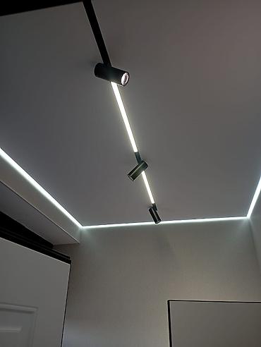 Трековые светильники и споты: Натяжные потолки, глянец, матовый, сатиновые, 3Dпотолки, световой — 1