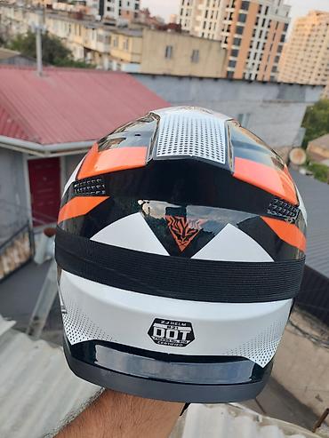 Moto geyim: Off-Road (Cross) Moto kask satıram Məhsul yenidir, istifadə — 10