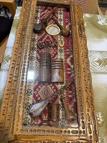 xonça novruz bayramı: Ağacdan əl işi dekorativ tablo-kitabça - Material: tamamilə təbii — 3