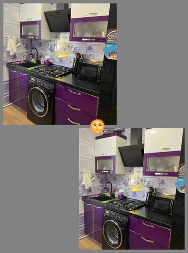 Sırğalar: 🌞Metbex mebeli ✅Satilir 270 azn ✅Aspirator ve qaz daxil. ✅Olcu 2m di