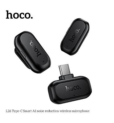 apple studio: Беспроводной петличный микрофон HOCO L26 SMART AI ENC Стильный и — 4