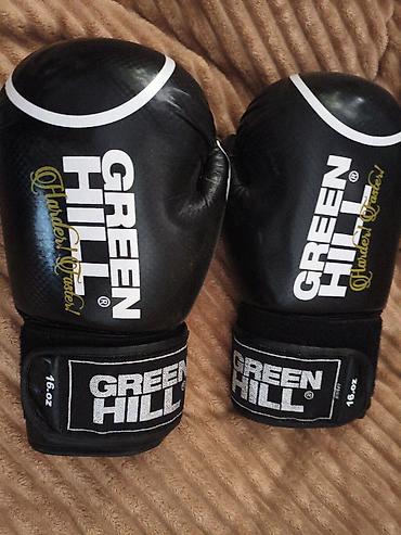 Спорт жана эс алуу: Боксерские перчатки Green Hill, 16 oz - Профессиональное качество — 2