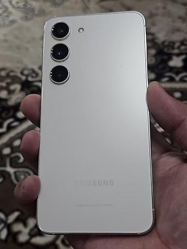 Уюлдук телефондор жана аксессуарлар: Samsung Galaxy S23, Колдонулган, 256 ГБ, түсү - Ак, 1 SIM — 2