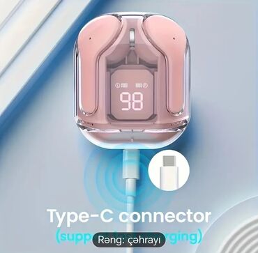 Qulaqcıqlar: Yeni Simsiz (Bluetooth) Qulaqcıqlar, rəng - Ağ — 13