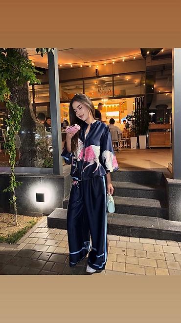 oversize: Женский комплект «двойка» в стиле athleisure. - Свободный крой — 8