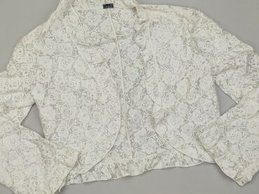 białe ażurowe bluzki: Bluzka Damska, M, stan - Dobry