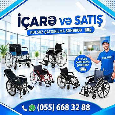 əlil arabası: İcarə və satış üçün əlil arabaları Məhsul təsviri: - Şəhər daxilində — 1