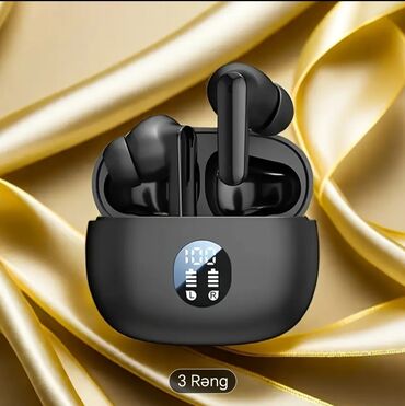 Qulaqcıqlar: Simsiz (Bluetooth) Qulaqcıqlar, rəng - Qara