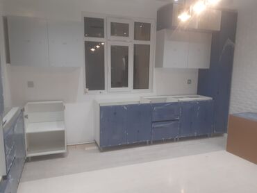 Tavan işləri: Gips karton asma tavan işi - Otaqlar üçün modern iki səviyyəli asma — 43