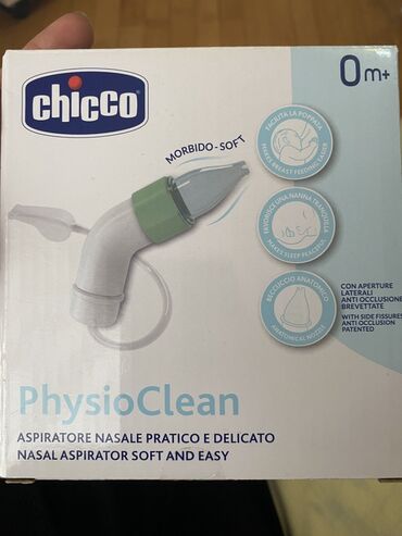 aspirator: Chicco markasının PhysioClean burun aspiratoru, körpələrin tənəffüs