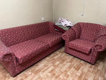 купить массажное кресло: Ашкана үчүн жумшак бурчек, түсү - Кызыл