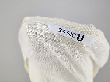 chabrowy sweter: Basic, Sweter damski, rozmiar XL — 4