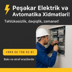 ремонт авто с выездом: ⚡ Peşəkar Elektrik Xidmətləri - Keyfiyyət və Təhlükəsizlik! ⚡ 📍 Bakı