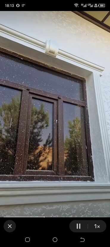 Fasad işləri: Fasad tarçovka (şırnaqlı/naxtalı tekstura) və emulsiya boya işləri – — 2