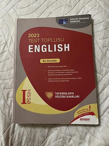 Testlər: “English – 2023 Test Toplusu” (DİM), 2 hissə Təsvir: - DİM tərəfindən — 1