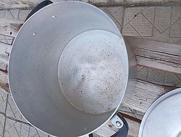 gazan: Qazan, rəng - Gümüşü, Alüminium, 5-dən çox l, 22 sm, Rusiya — 6