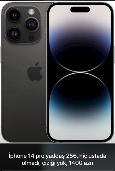 irşad telecom iphone: IPhone 14 Pro, 256 ГБ, Черный, Face ID
