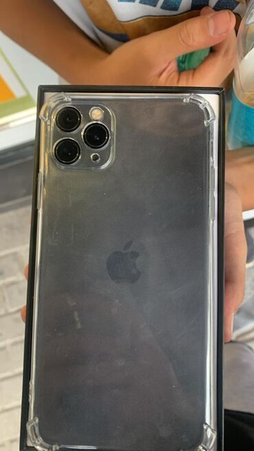 13 про макс: IPhone 11 Pro Max, Б/у, 512 ГБ, Черный, Коробка, Чехол, Защитное стекло, 100 %