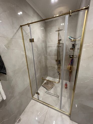 Душевые перегородки и ограждения: Душевая кабина с раздвижными дверями и матовым стеклом. Оснащена at lalafo.kg — 7 Душевые перегородки и ограждения: Душевая кабина с раздвижными дверями и матовым стеклом. Оснащена — 7