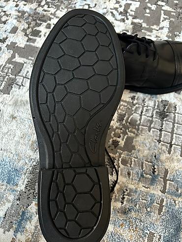 Мужская обувь: Мужские туфли, 44, Clarks, Новый, цвет - Черный, Самовывоз — 5