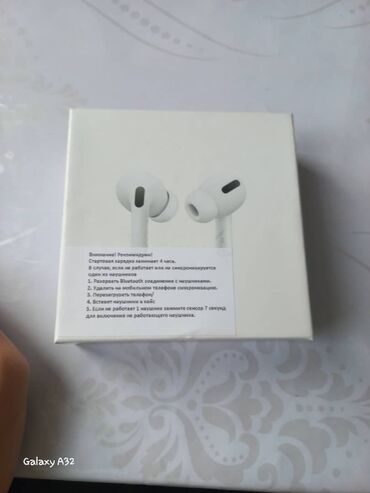 наушники apple earpods: Вакуумные, Apple, Новый, Беспроводные (Bluetooth), Классические