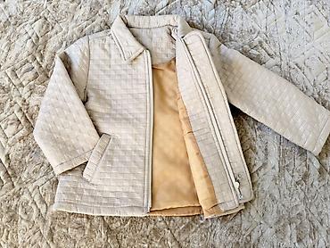 kinder one piece: Uşaq üçün qızılı-bej rəngli yüngül üst geyimi (jaket) - Material — 1