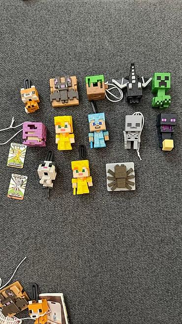 oyuncaq ev: Minecraft temalı asqılar və fiqur aksesuarları dəsti - Mövzu — 1