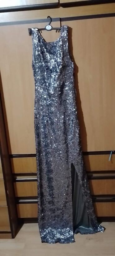 haljine na veliko: 2XL (EU 44), bоја - Siva, Na bretele