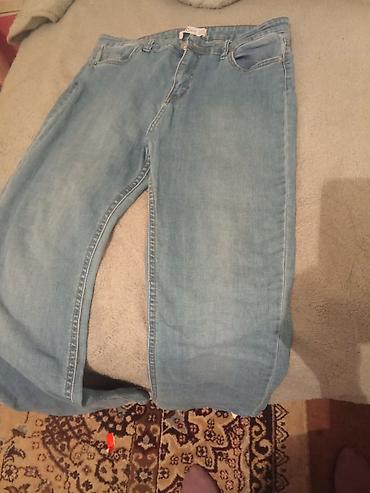 zara cins: Məhsul: Açıq mavi denim şalvar 2 dəfə geyinilib - Brend: Zara (arxa — 2