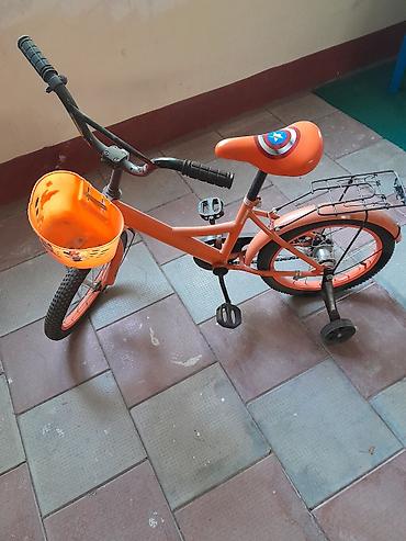 uşağ velosiped: Uşaq velosipedi – narıncı rəng 6 - Təkər ölçüsü: təxminən 16" - — 1