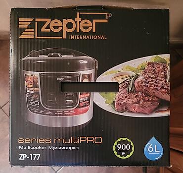 zepter мультиварка: Продаю мультиварку, новую, фирмы Цептер. Объём 6л. 900W, книга — 2