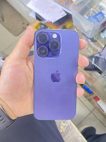 Уюлдук телефондор жана аксессуарлар: IPhone 14 Pro, Колдонулган, 256 ГБ, Deep Purple, 75 % — 3