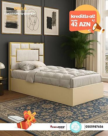 Çarpayılar: Yeni, Təknəfərlik çarpayı, Bazasız, Matras ilə, Siyirməsiz, Azərbaycan — 5