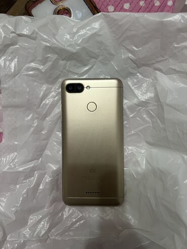 ми стик: Redmi, Redmi 6, Колдонулган, 64 ГБ, 2 SIM