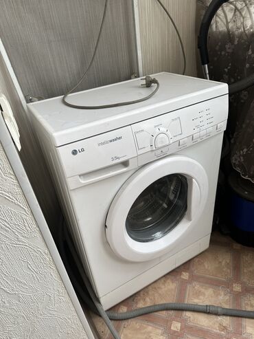 купить стиральную машину lg в бишкеке: Кир жуучу машина LG, Колдонулган, Автомат, 5 кг чейин, Компакттуу